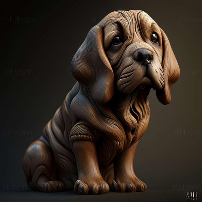 3D model Aidi dog (STL)